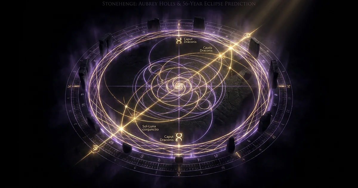 Stonehenge Aubrey Holes 56 Year Eclipse Prediction Cycle - Hero Banner