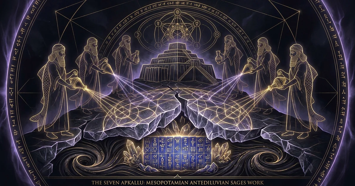 Seven Apkallu Antediluvian Sages Enki Wisdom Civilizers - Hero Banner