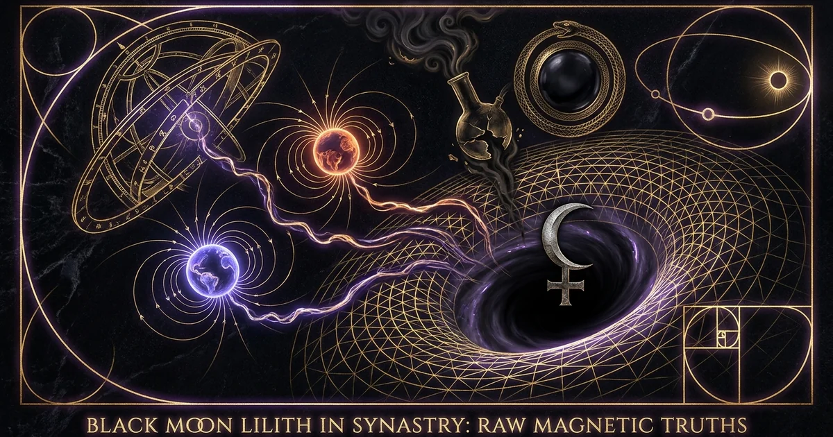 Black Moon Lilith Synastry Magnetic Shadow Mechanics - Hero Banner