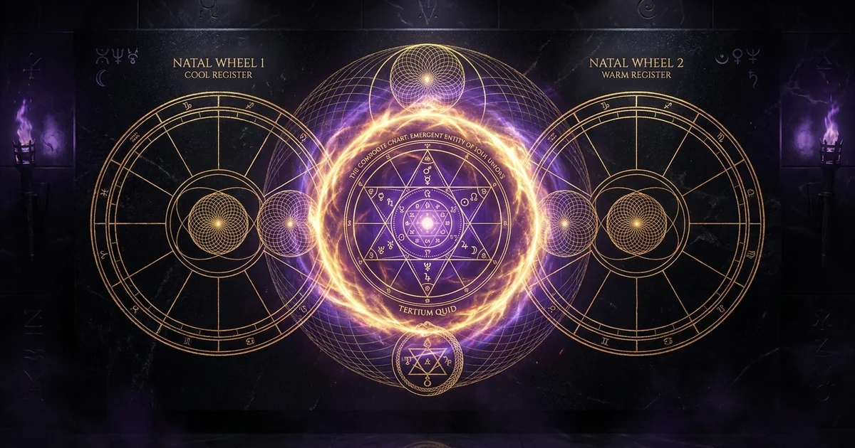 Composite Chart Astrology Midpoint Relationship Analysis - Hero Banner