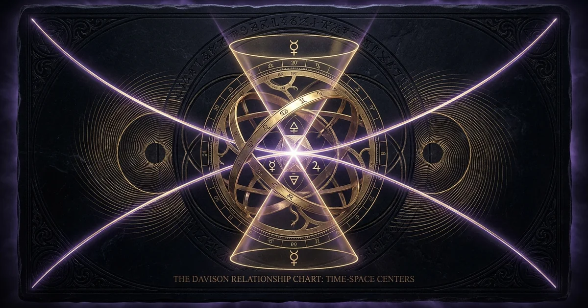 Davison Relationship Chart Time Space Midpoint Theory - Research Treatise