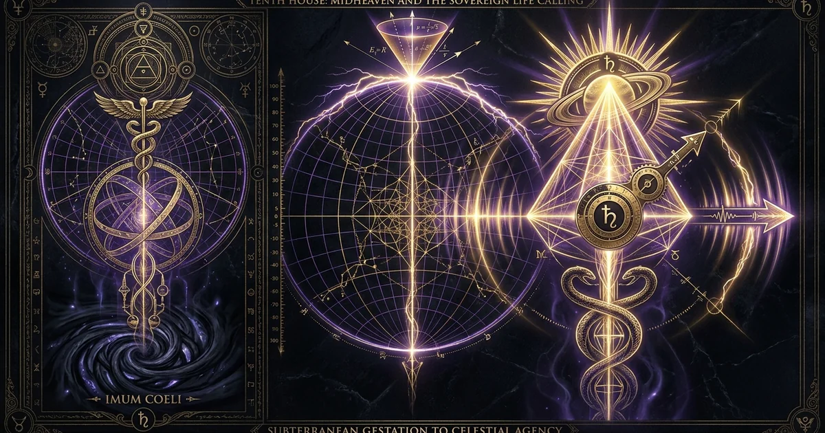 Cover illustration for treatise: Tenth House Astrological Meaning: Midheaven Sovereignty