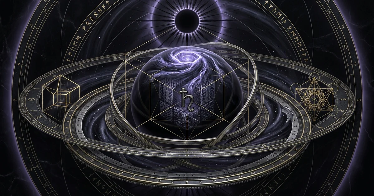 Saturn Astrology Archetype Meaning: The Karmic Matrix - Hero Banner
