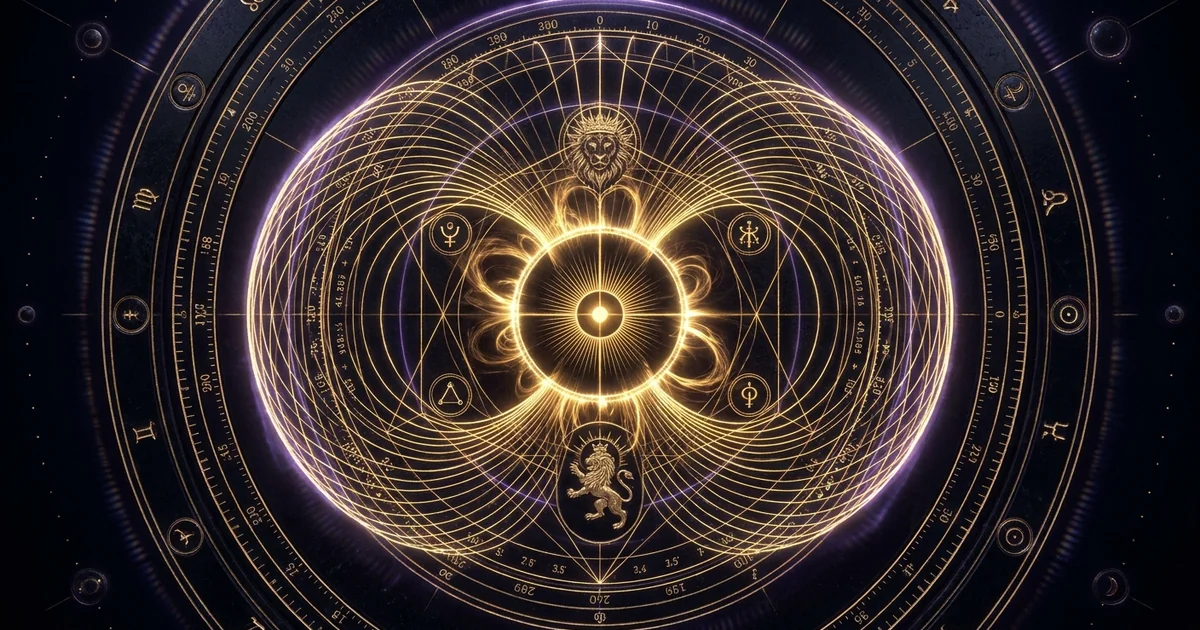 Cover illustration for treatise: Sun Astrology Archetype Meaning: The Radiant Solar Monad