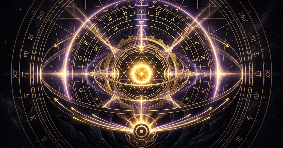 Cover illustration for treatise: Surya Atmakaraka Vedic Astrology Sun: The Divine Atman
