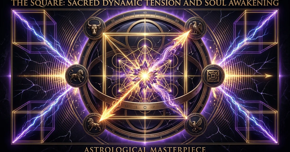 Square Aspect Astrology Tension Evolution in the Psyche - Hero Banner