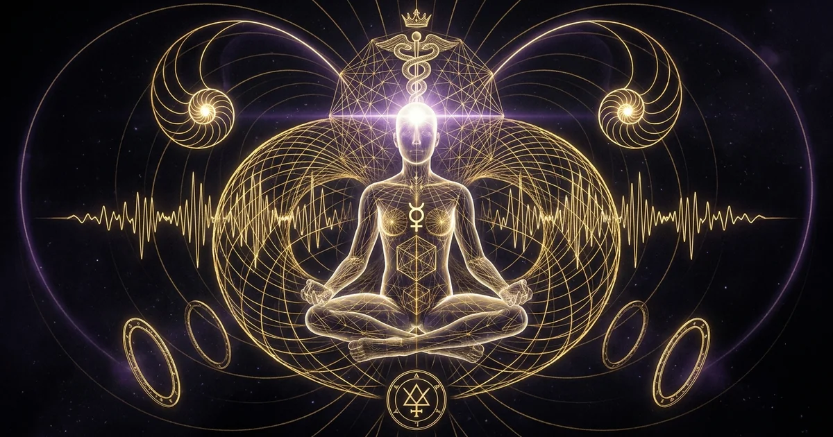 Cover illustration for treatise: The Focus 12 Expanded Awareness Monroe Gateway Protocol