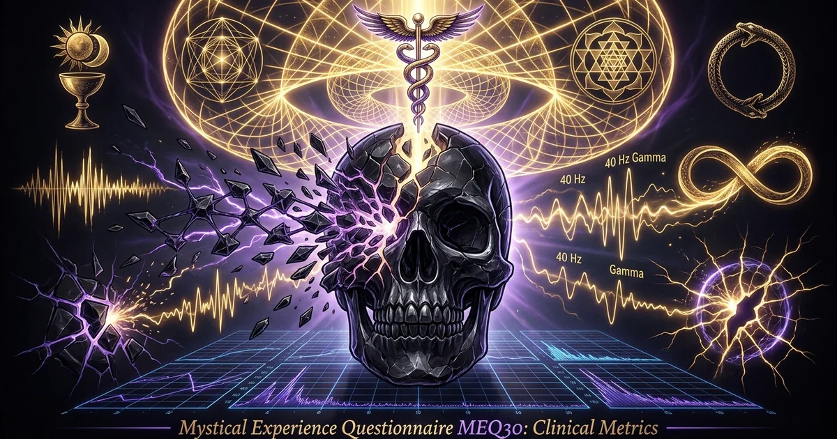 Cover illustration for treatise: Mystical Experience Questionnaire Meq30 Roland Griffiths