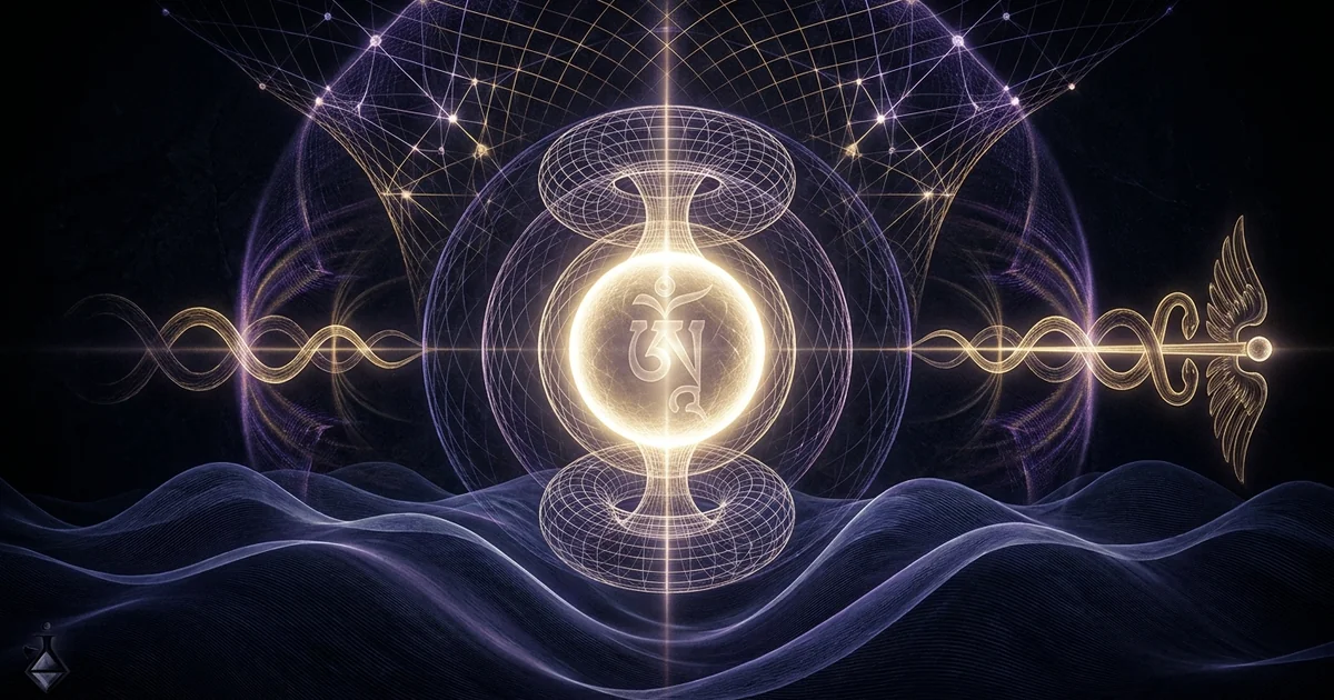 Cover illustration for treatise: The Clear Light Deep Sleep Dreamless Awareness Yoga Osel