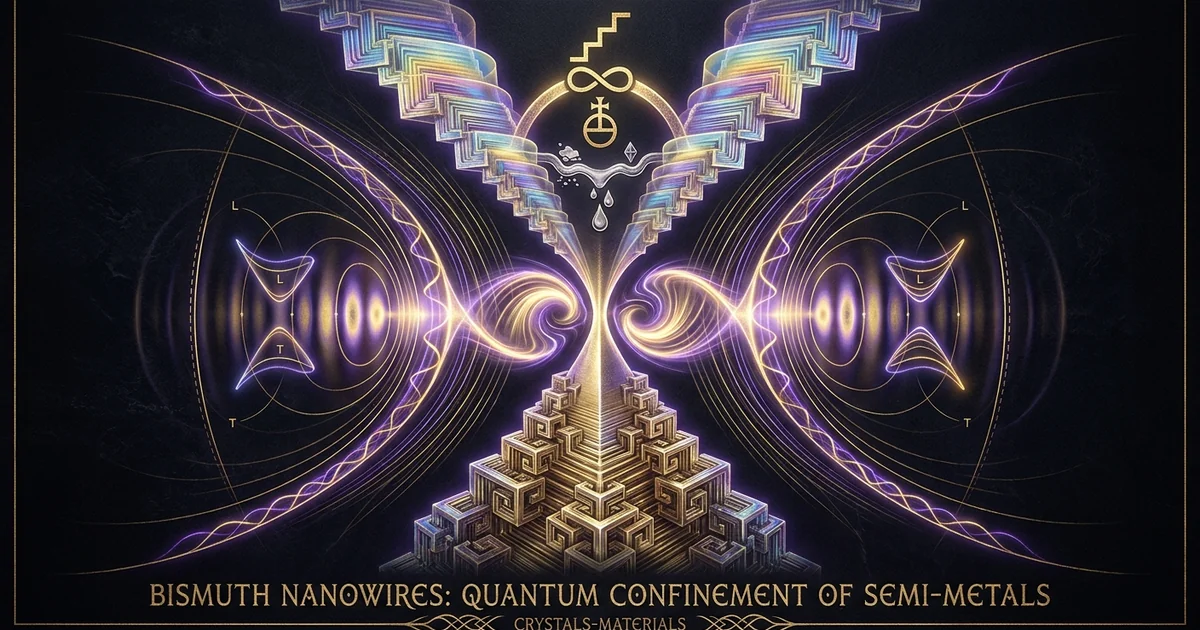 The Bismuth Nanowires Semimetal Semiconductor Transition - Hero Banner