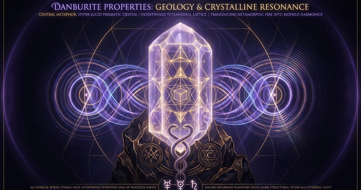 Danburite Crystal Properties: Geology Resonance Review - Hero Banner
