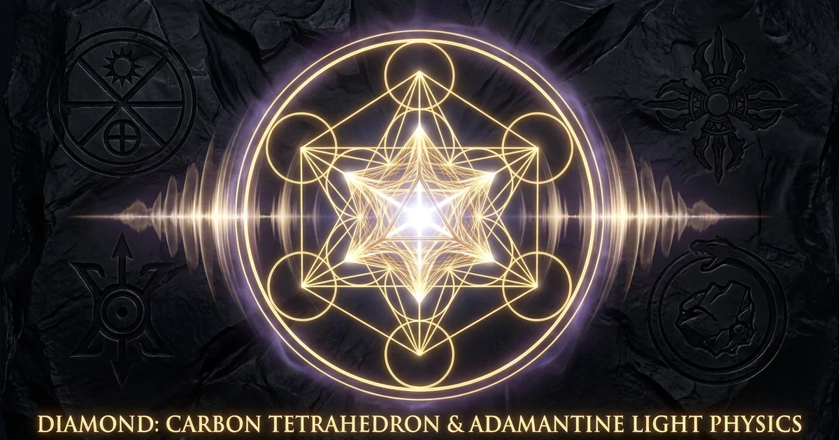 Diamond Carbon Crystal Lattice Adamantine Bond Physics - Hero Banner