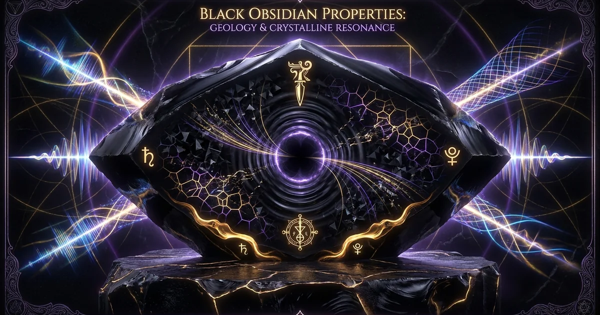 Study: Black Obsidian Crystal Properties Geology Resonance - Hero Banner