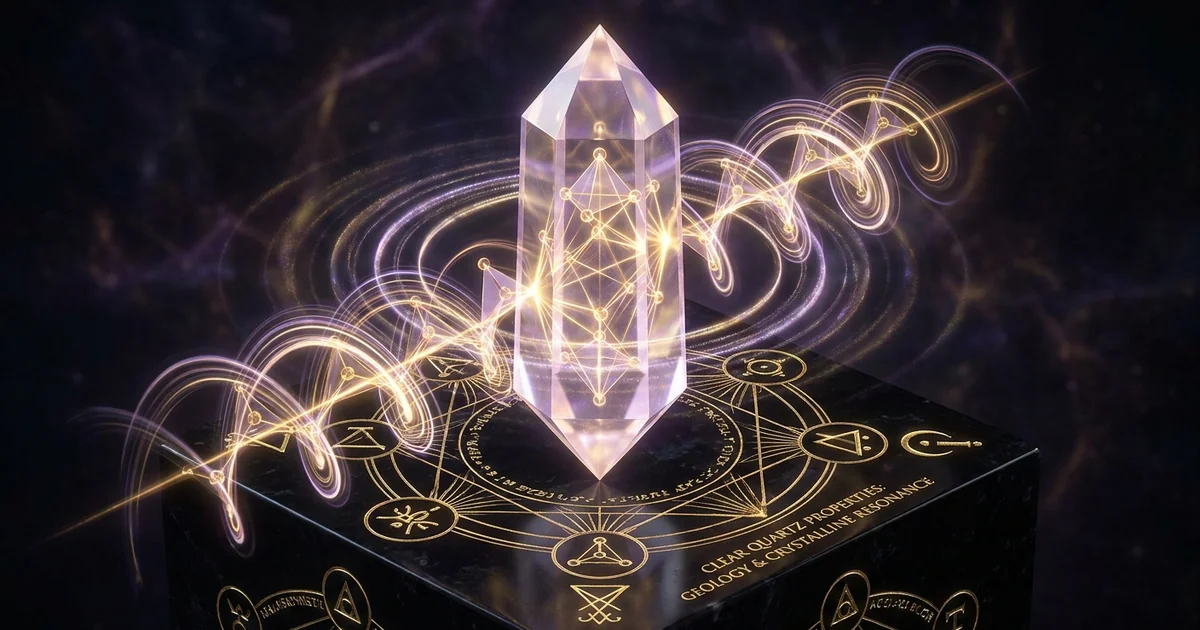 Clear Quartz Crystal Properties: Geology and Resonance - Hero Banner
