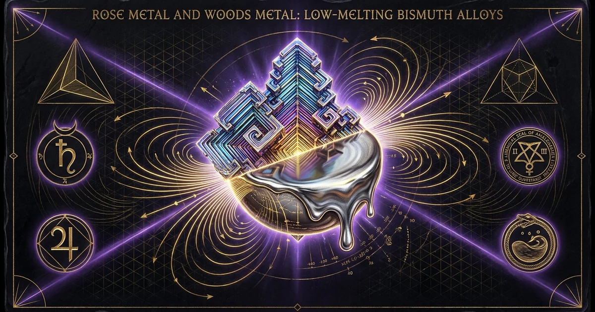Bismuth Eutectic Alloys: Woods Metal, Rose Metal Melting - Research Treatise