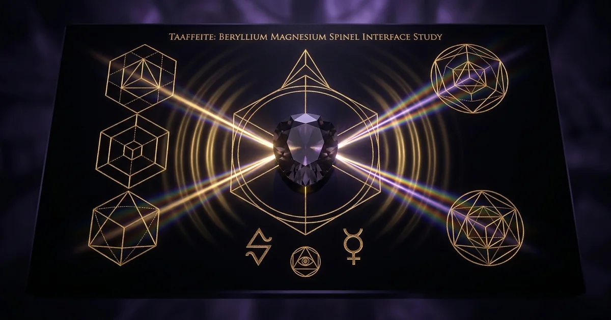 Taaffeite Intermediate Mineral Chrysoberyl Spinel Study - Hero Banner