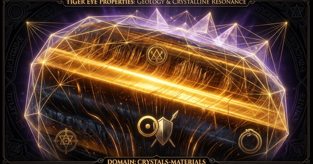 Tiger Eye Crystal Properties Geology Resonance: A Study - Hero Banner