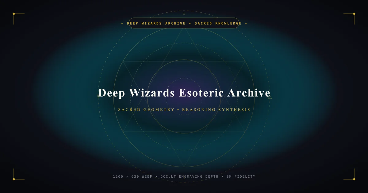Cover illustration for treatise: Hermetic Qabalah and Tarot Origins: The Esoteric Architecture of the 22 Paths