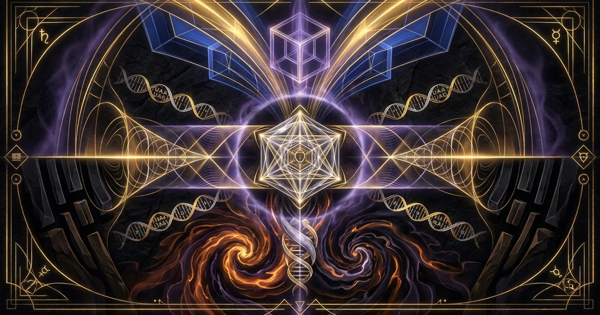 Cover illustration for treatise: Human Design Gate 12 Standstill (Stagnation) Archetype