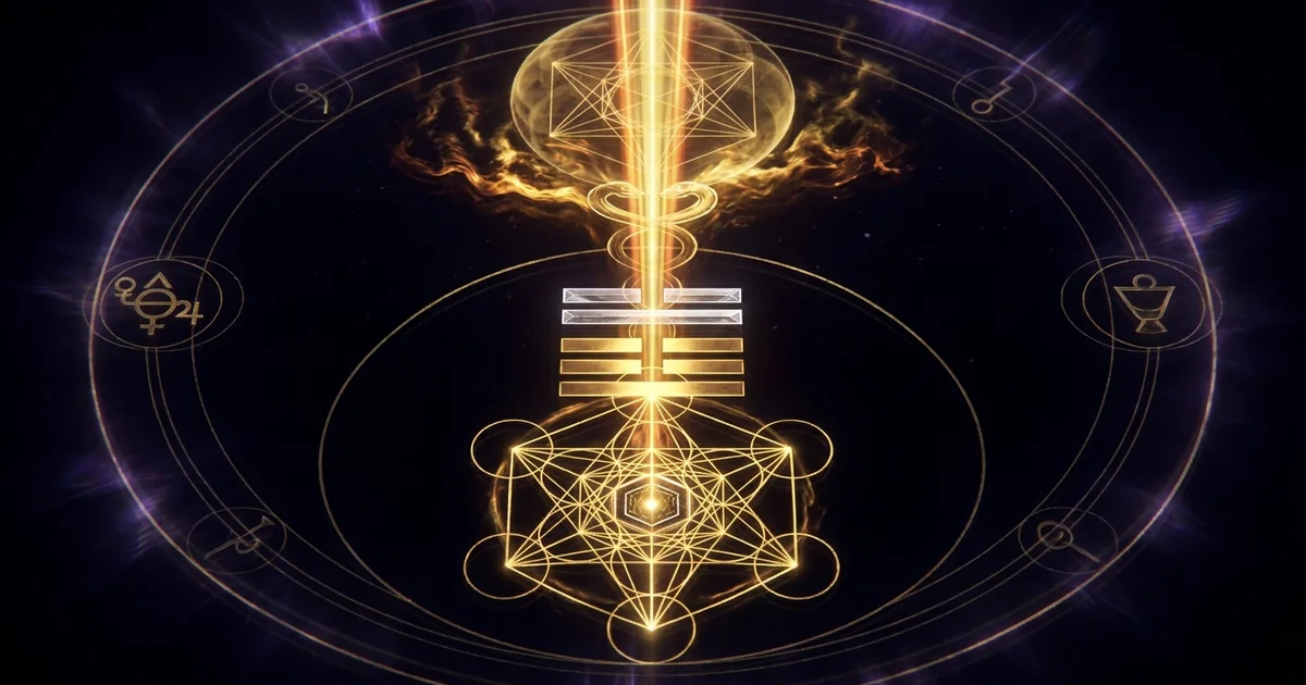 Cover illustration for treatise: Human Design Gate 14 Possession in Great Measure: Fuel
