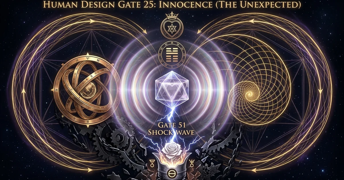 Human Design Gate 25 Innocence (The Unexpected) Analysis - Hero Banner