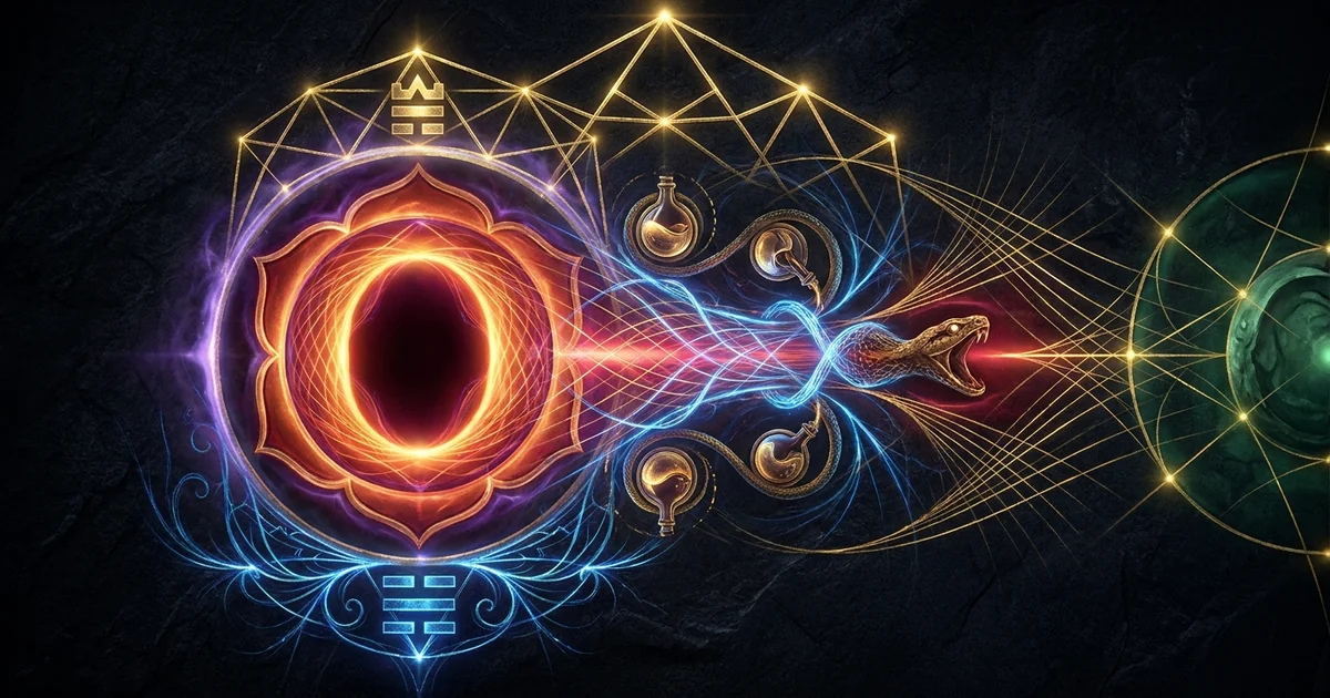 Cover illustration for treatise: Human Design Gate 27 Nourishment (The Corners of the Mouth)