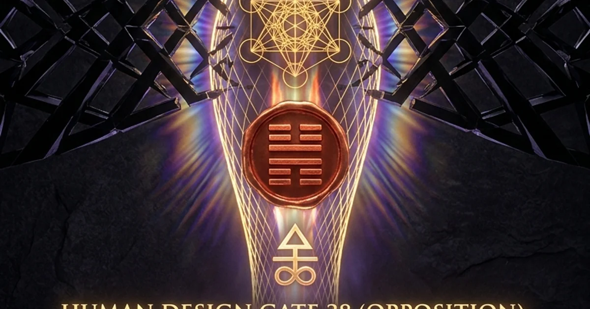Human Design Gate 38 Opposition: Energetics of Struggle - Hero Banner