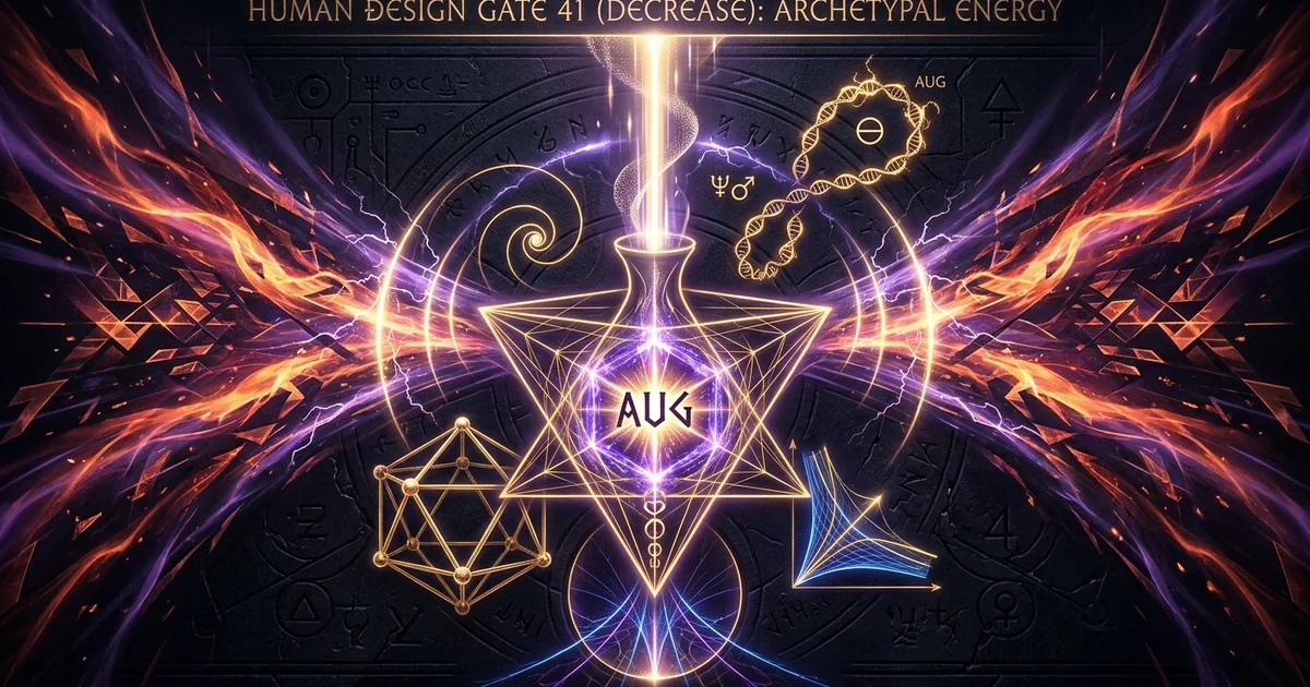 Human Design Gate 41 Decrease: Archetypal Energy Analysis - Hero Banner