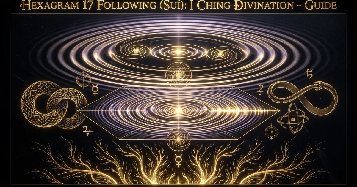 Cover illustration for treatise: Hexagram 17 Following Iching Meaning: System Dynamics