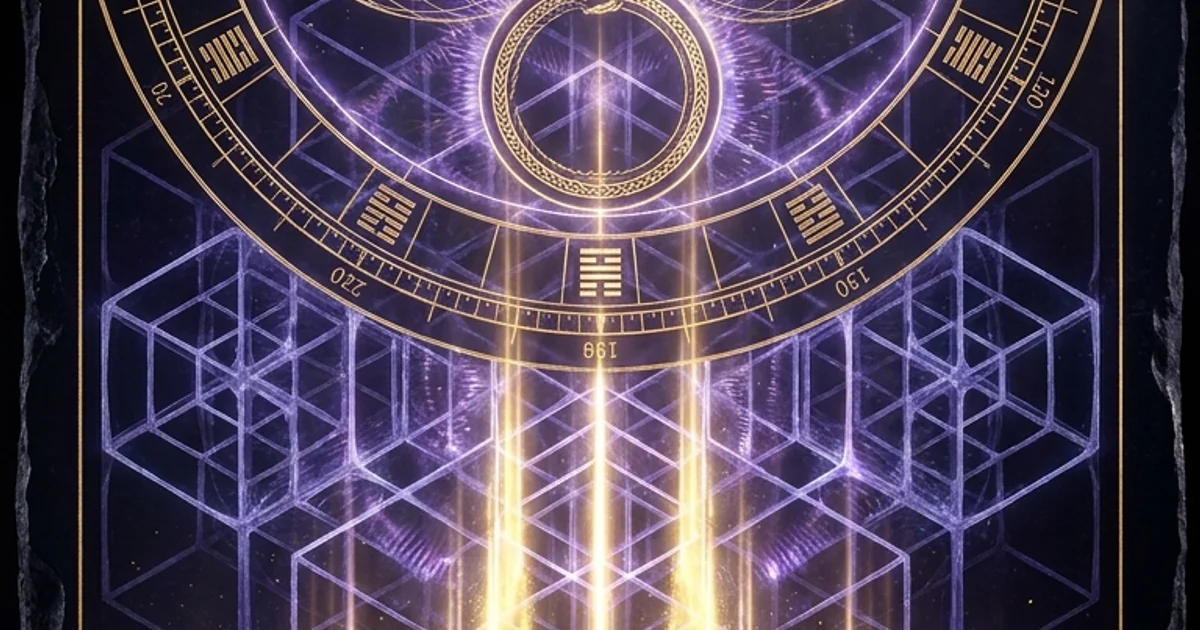 Cover illustration for treatise: Hexagram 19 Approach IChing Meaning: Systemic Advent