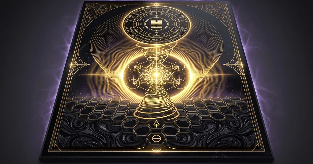 Cover illustration for treatise: Hexagram 35 Progress Iching Meaning: Systems Analysis