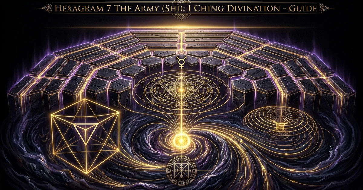 Cover illustration for treatise: Hexagram 7 The Army IChing Meaning: Strategic Analysis