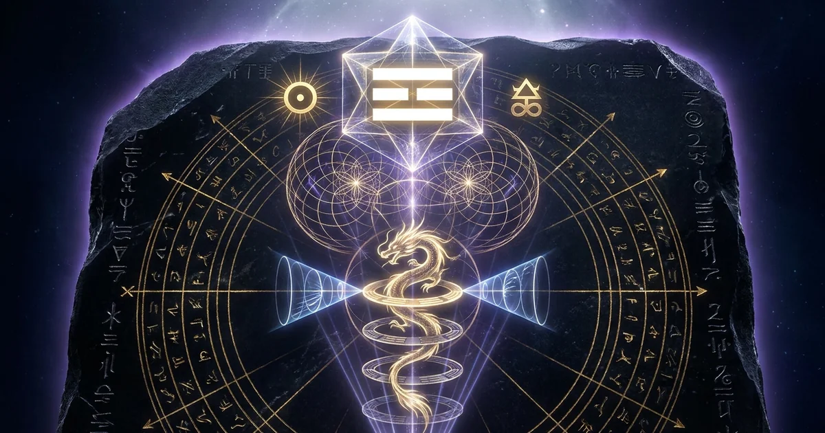 Trigram Qian Heaven Creative Energy IChing Cosmology - Hero Banner