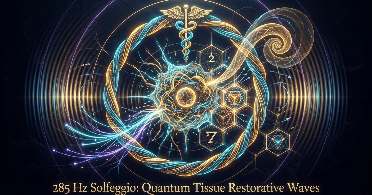 285 Hz Solfeggio Frequency Tissue Regeneration Cellular - Hero Banner
