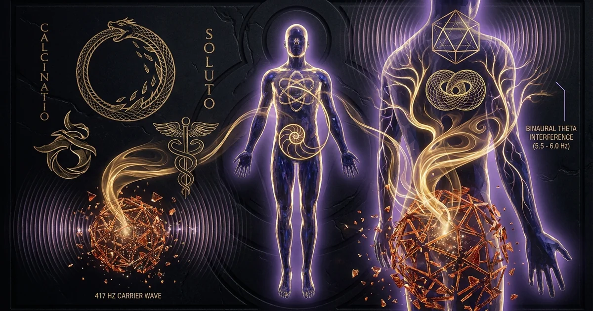 Cover illustration for treatise: 417 Hz Solfeggio Frequency Undoing Situations Emotional