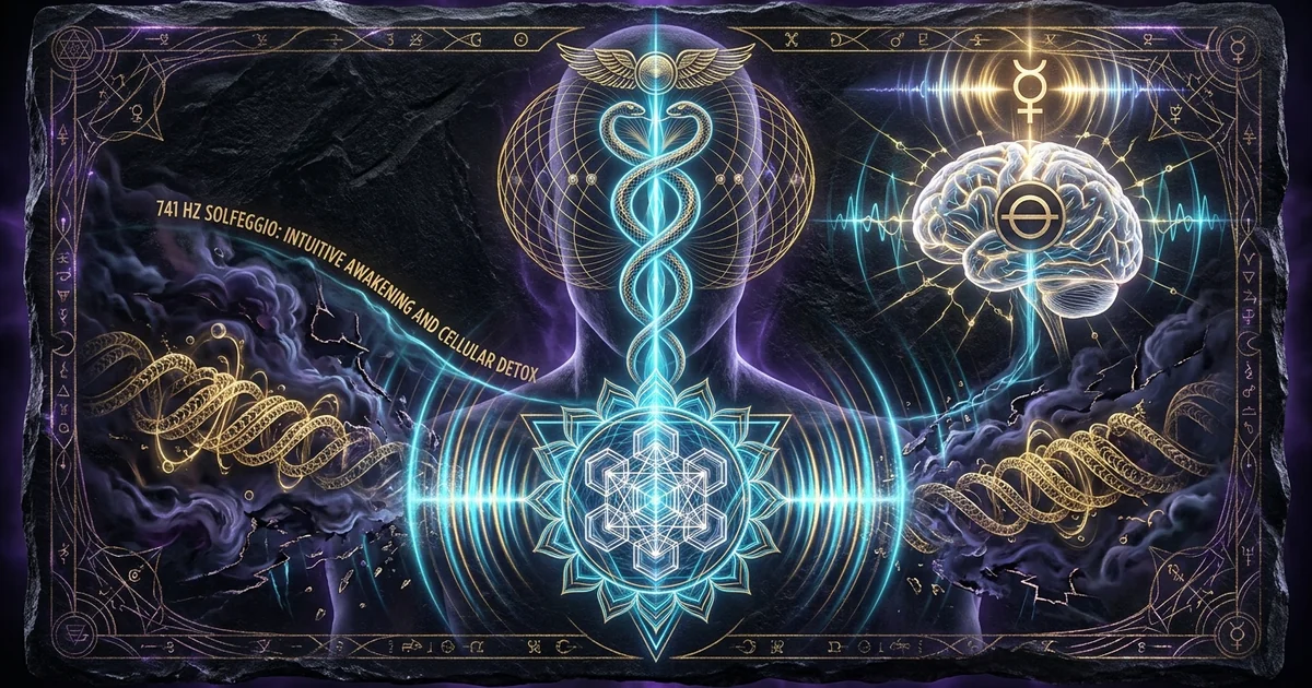 741 Hz Solfeggio Frequency Cellular Detoxification - Hero Banner