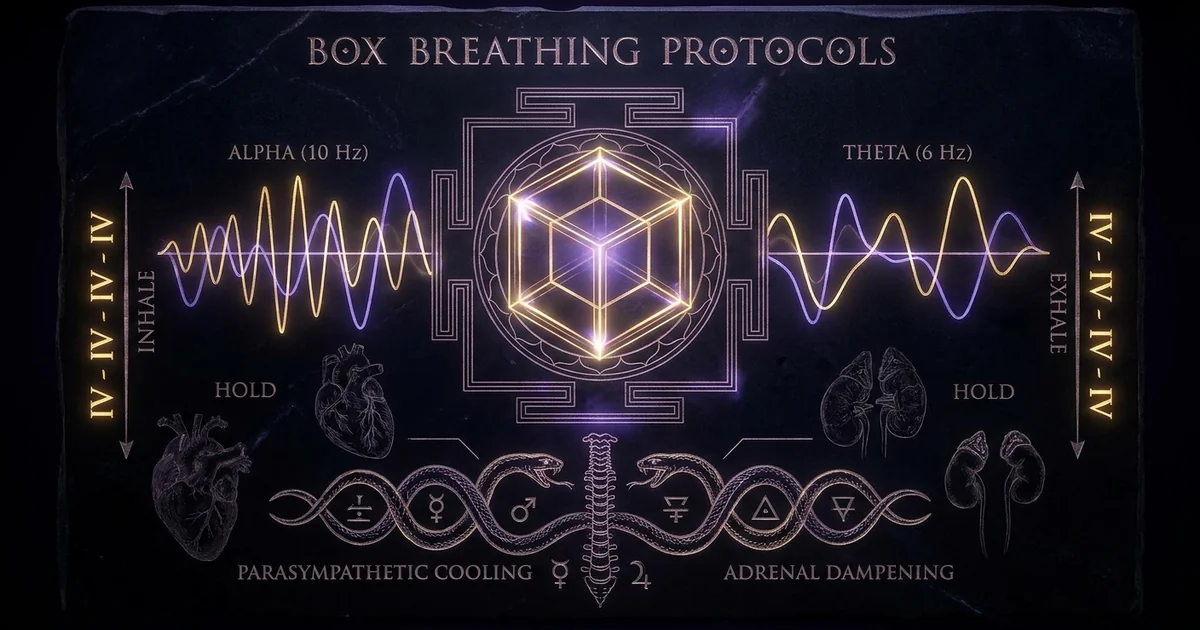 Box Breathing Samavritti 4-4-4-4 Autonomic Stress Regulation - Hero Banner
