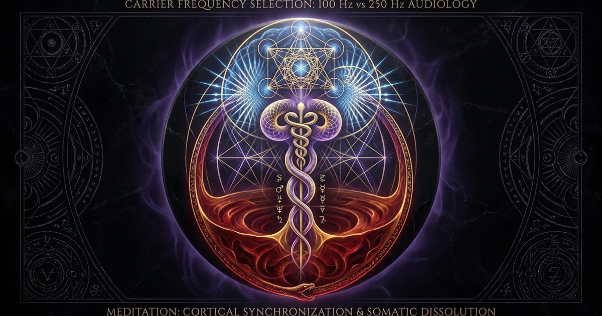 Carrier Frequency Selection Binaural Beats Depth Analysis - Hero Banner