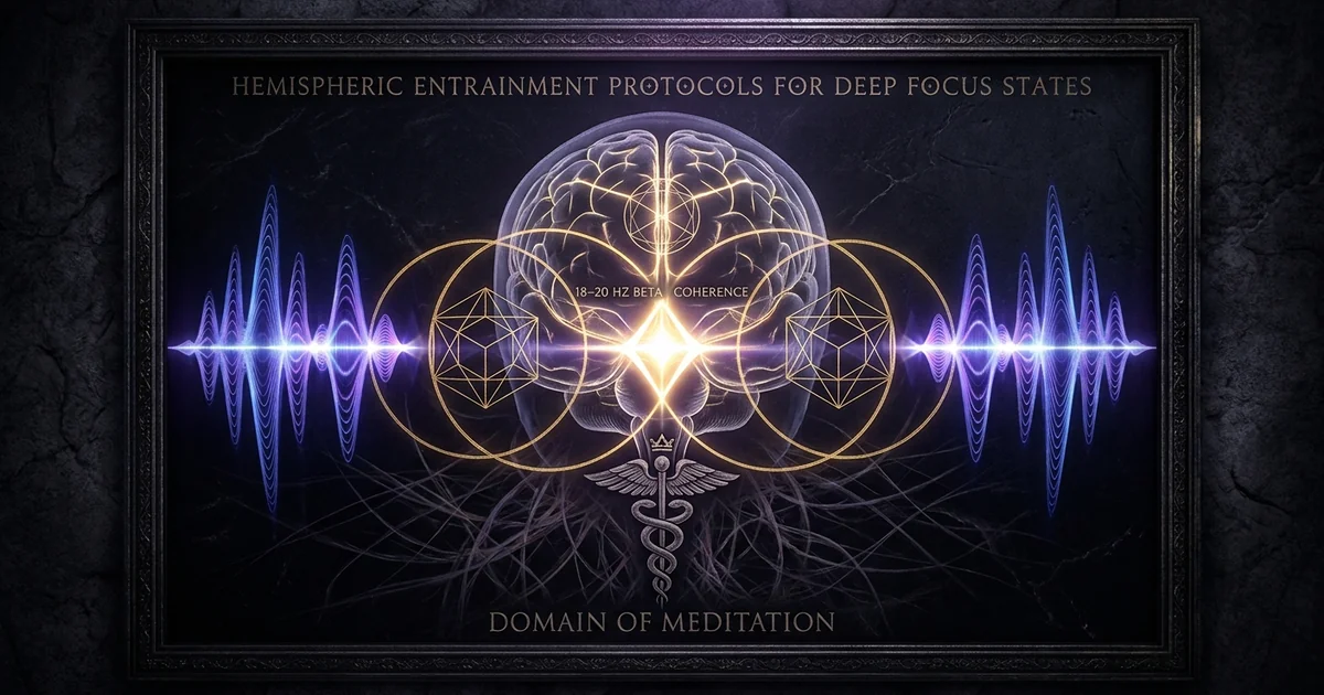 The Hemispheric Acoustic Entrainment Focus ADHD Protocol - Hero Banner