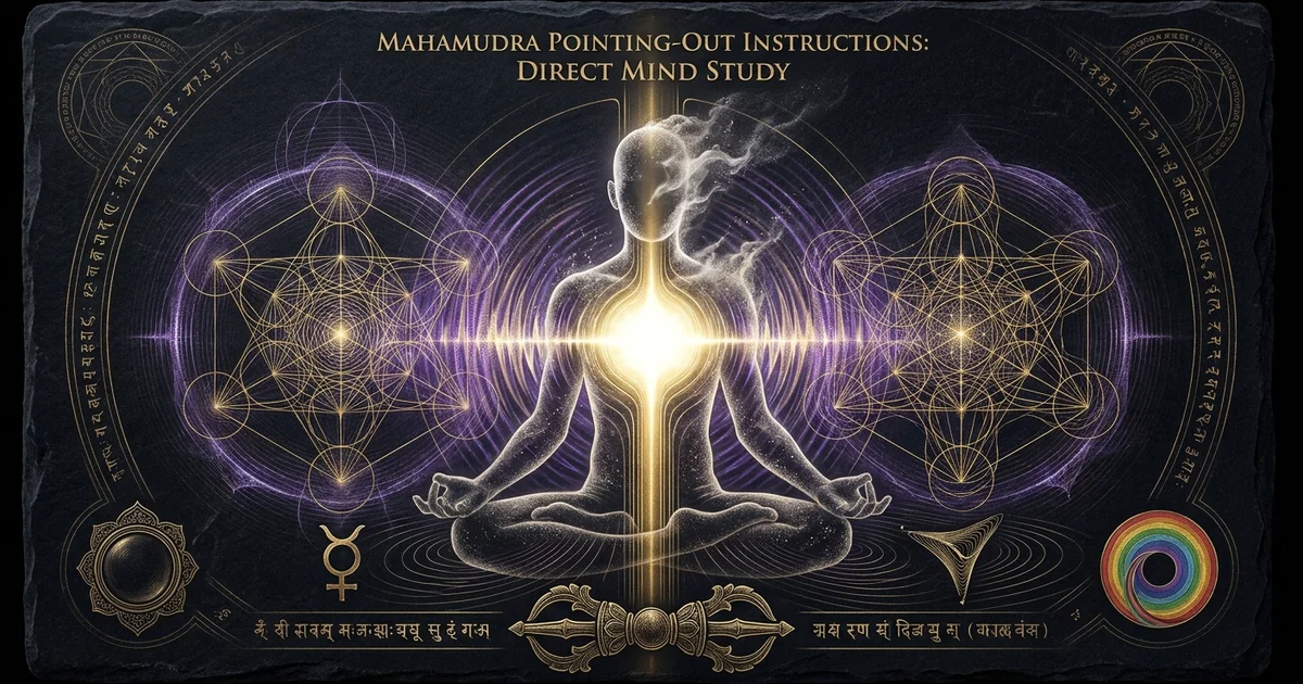 Mahamudra Pointing Out Instruction Nature Of Mind Recognit - Hero Banner