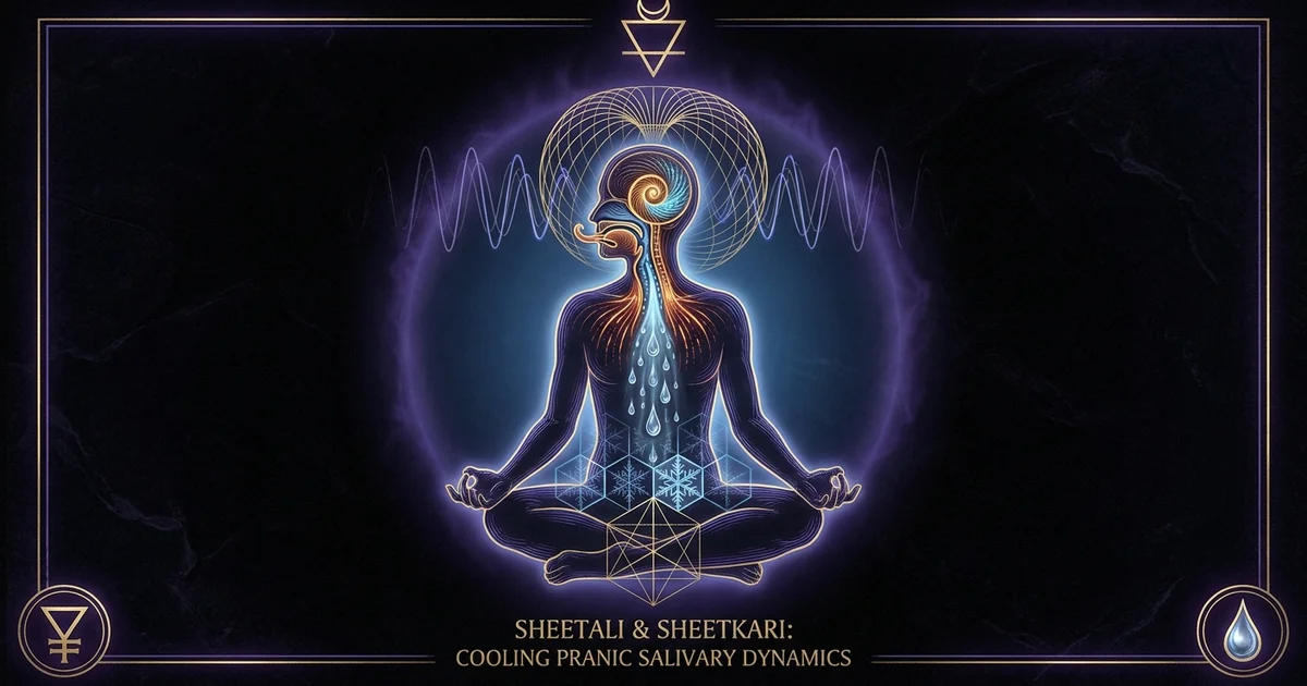 Cover illustration for treatise: Sheetali Sheetkari Cooling Pranayama Thermoregulation
