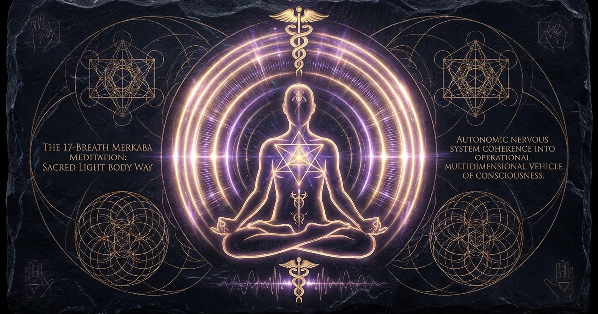 17 Breath Merkaba Meditation: Drunvalo Melchizedek Protocol - Hero Banner