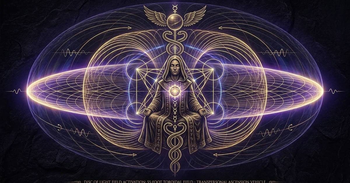 Disc of Light Merkaba 55 Foot Toroidal Field Activation - Hero Banner