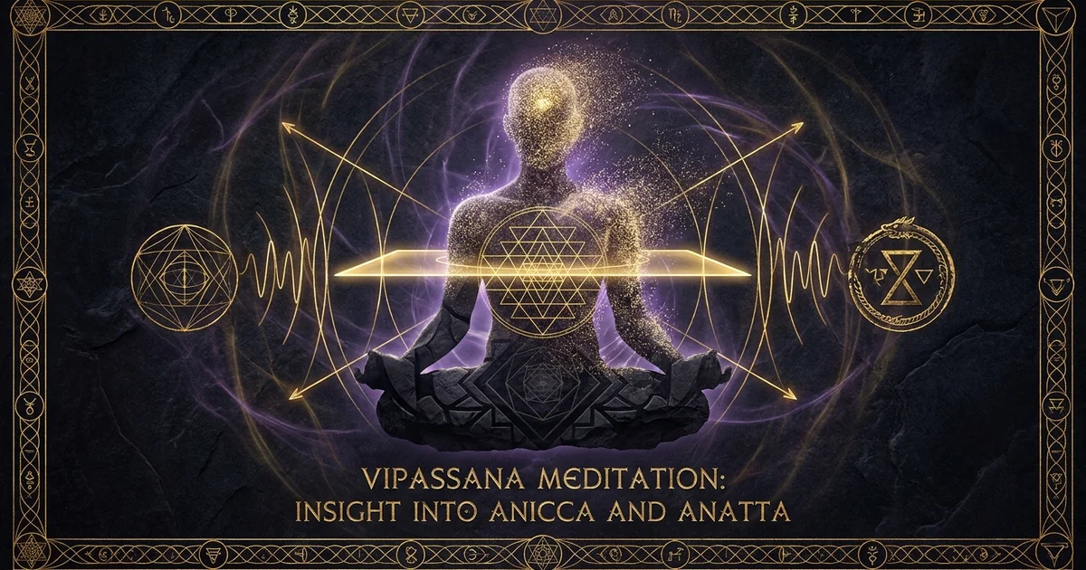 Vipassana Insight Meditation Anicca Dukkha Anatta Somatic - Hero Banner