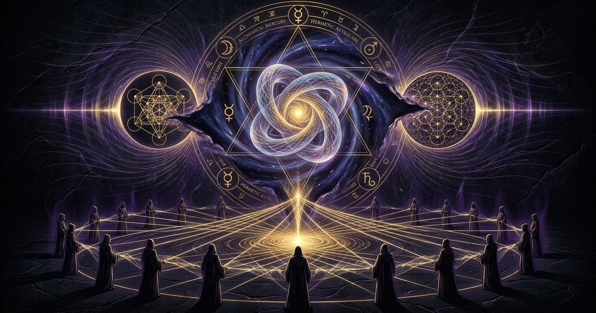 Cover illustration for treatise: Group Consciousness Field Effect CE5 Anomalous Sightings