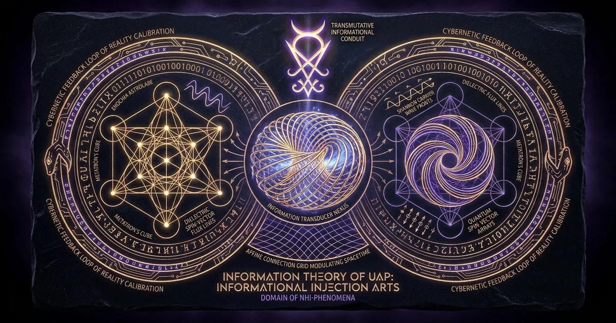 Information Theory Ufo Phenomenon Reality Modification - Hero Banner