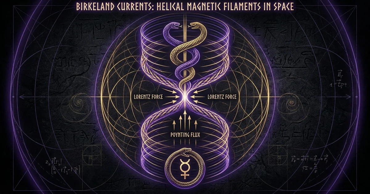 Birkeland Currents Space Plasma Helical Magnetic Field - Hero Banner