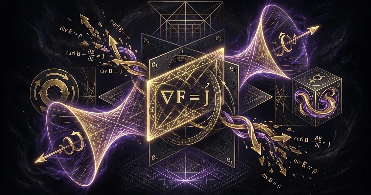 Clifford Geometric Algebra Maxwell Multivector Equations - Hero Banner