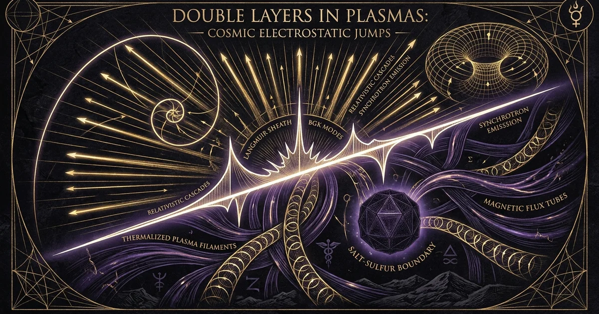 Plasma Double Layers Electric Fields Cosmic Particle - Hero Banner