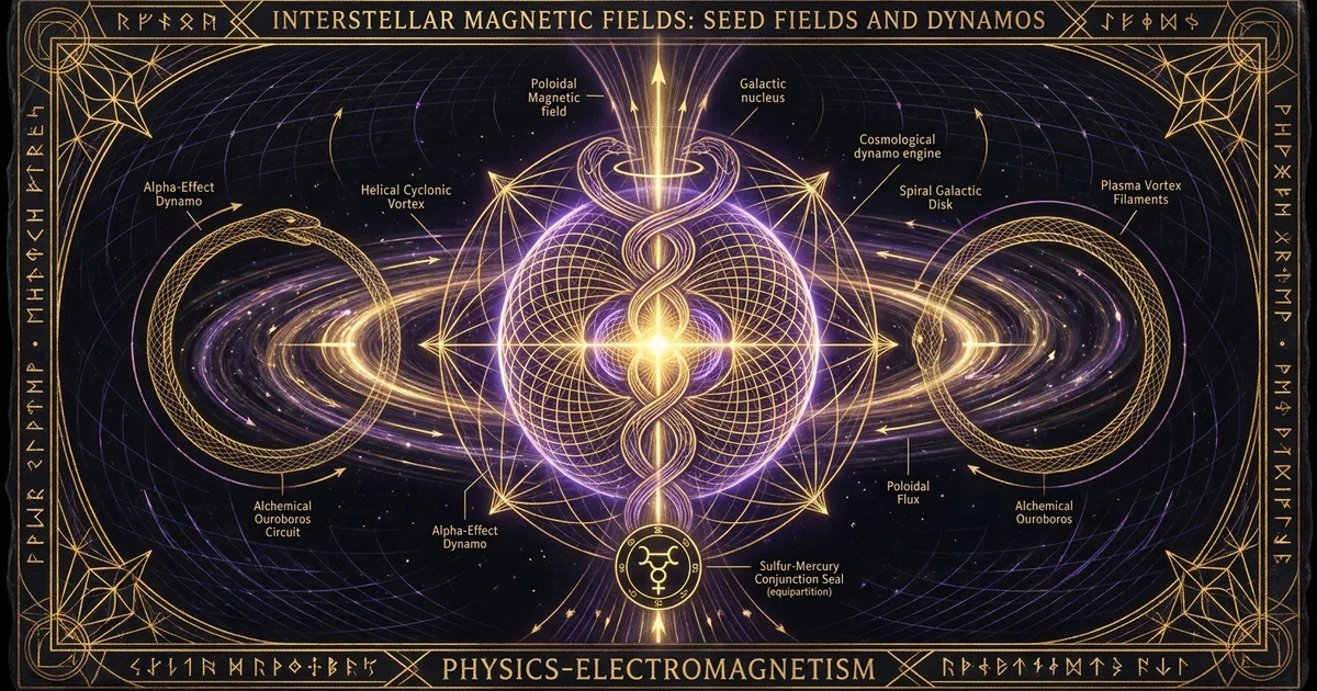 Galaxies: Cosmic Dynamo, Interstellar Magnetic Seed Fields - Hero Banner